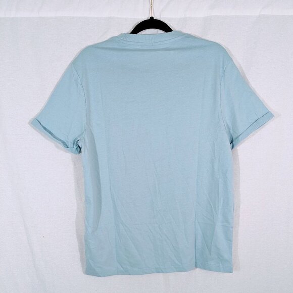 Asos Men's Light Blue Stretch Cotton T-Shirt Size M - Picture 2 of 4